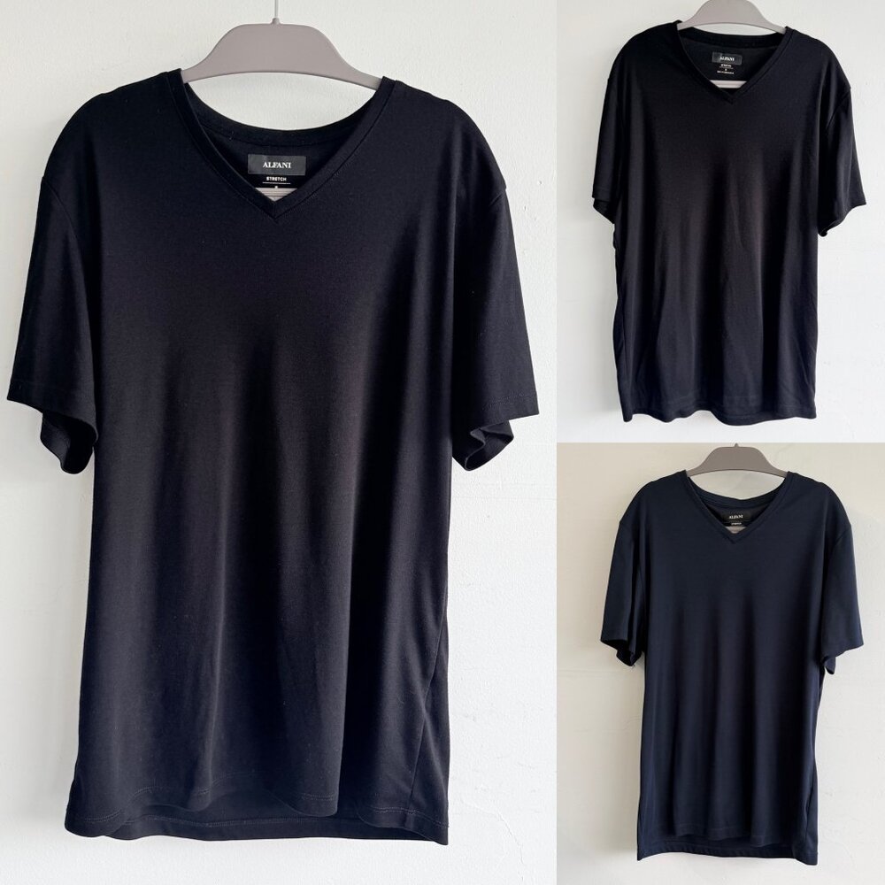Black V-Neck T-Shirt